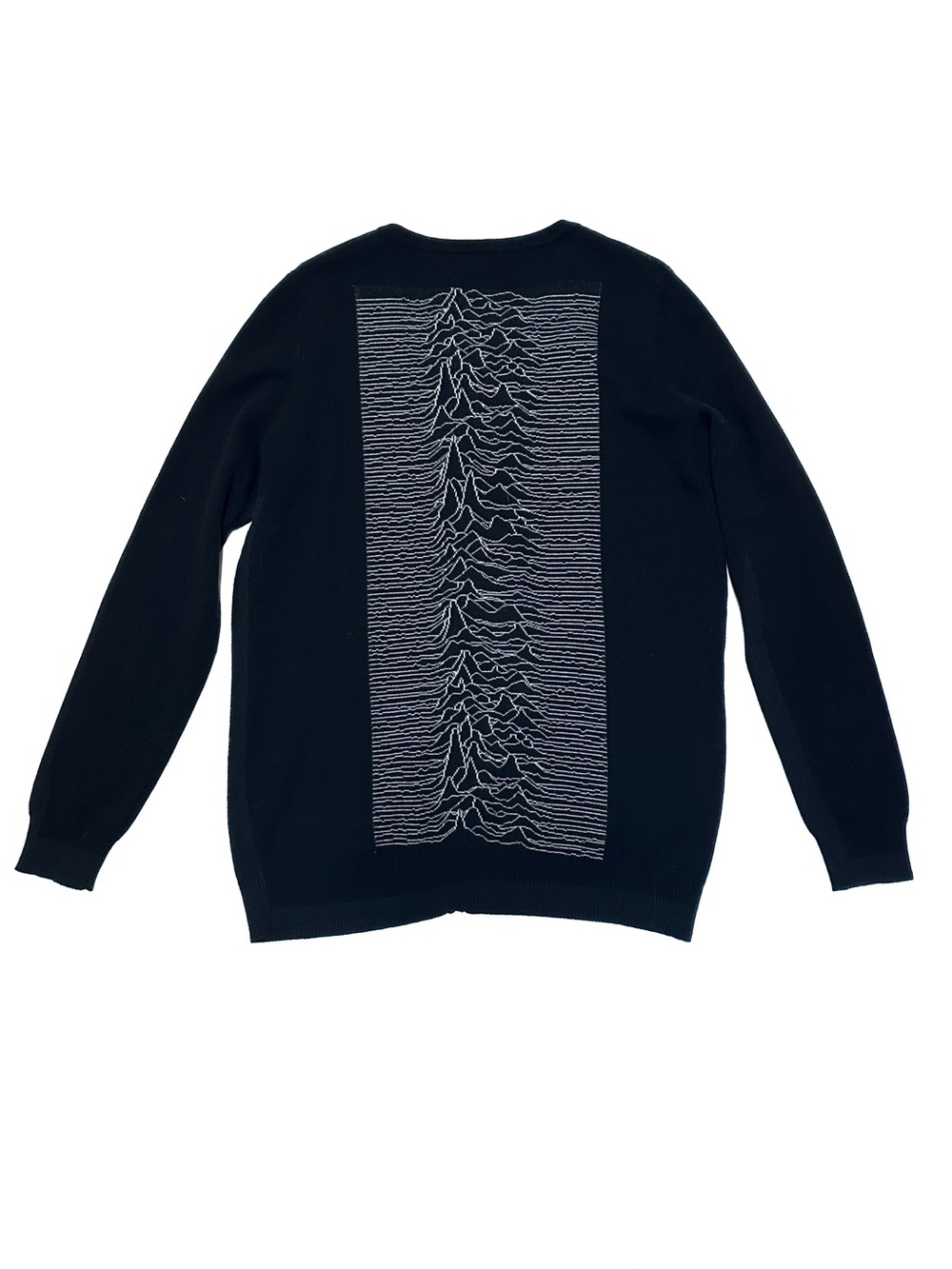 Joy Division x Midnight Hour Unknown Pleasures 100% Cotton Cardigan Sweater